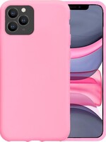 LUQ LUQ iPhone 11 Pro Max Siliconen Hoesje - Roze