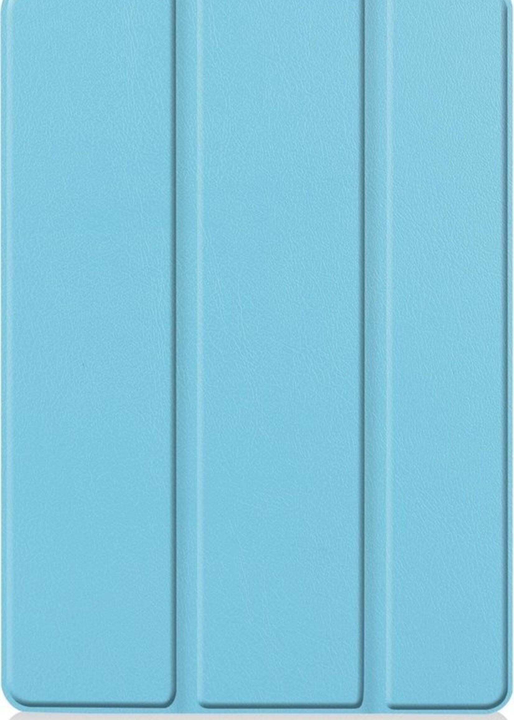 LUQ Hoes Geschikt voor iPad 10.2 2019 Hoes Luxe Hoesje Book Case - Hoesje Geschikt voor iPad 7 Hoes Cover - Lichtblauw