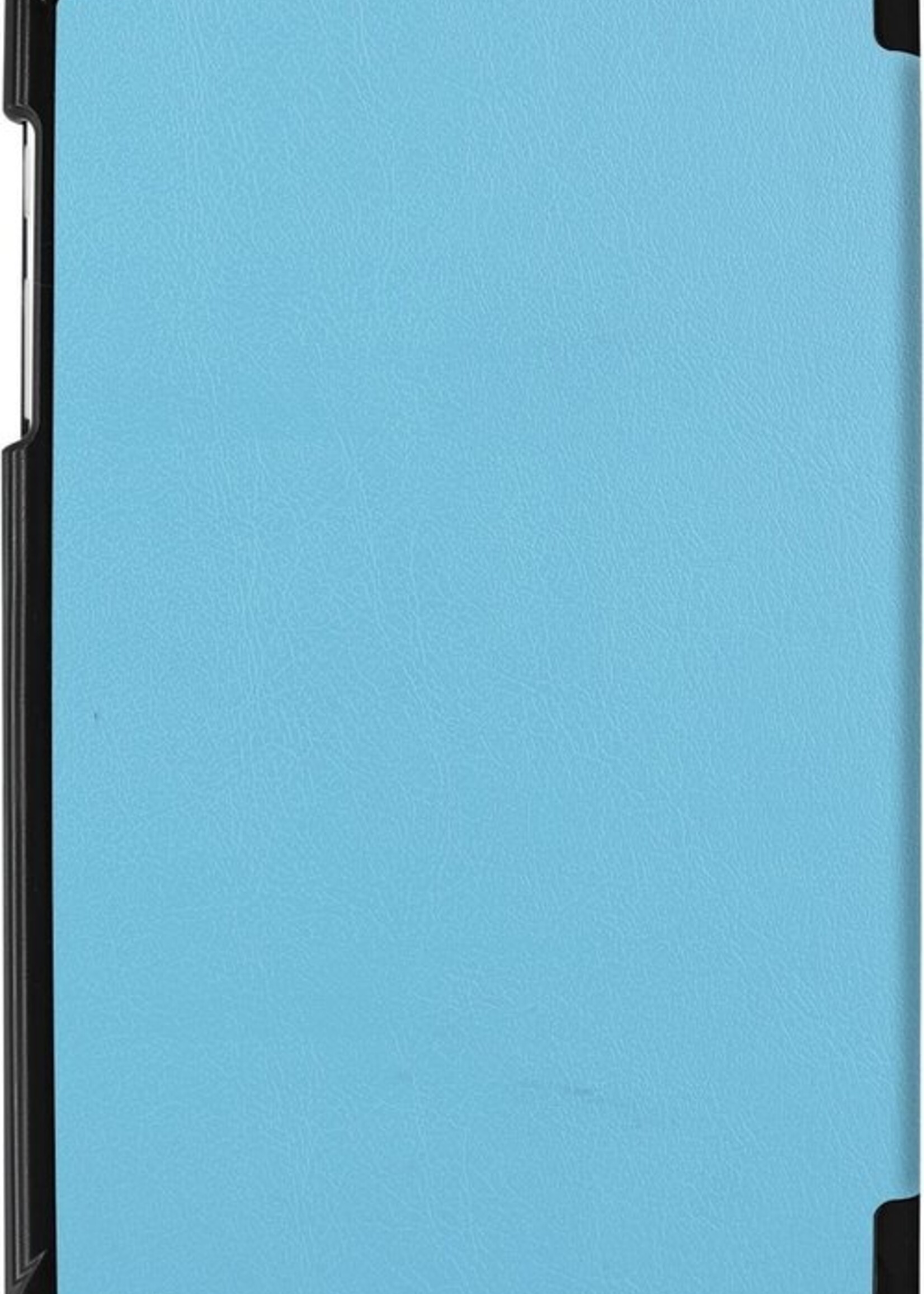 LUQ Hoes Geschikt voor Samsung Galaxy Tab A 8.0 (2019) Hoes Luxe Hoesje Book Case - Hoesje Geschikt voor Samsung Tab A 8.0 (2019) Hoes Cover - Lichtblauw