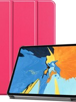 LUQ LUQ iPad Pro 11 inch (2020) Hoesje Bookcase - Donkerroze