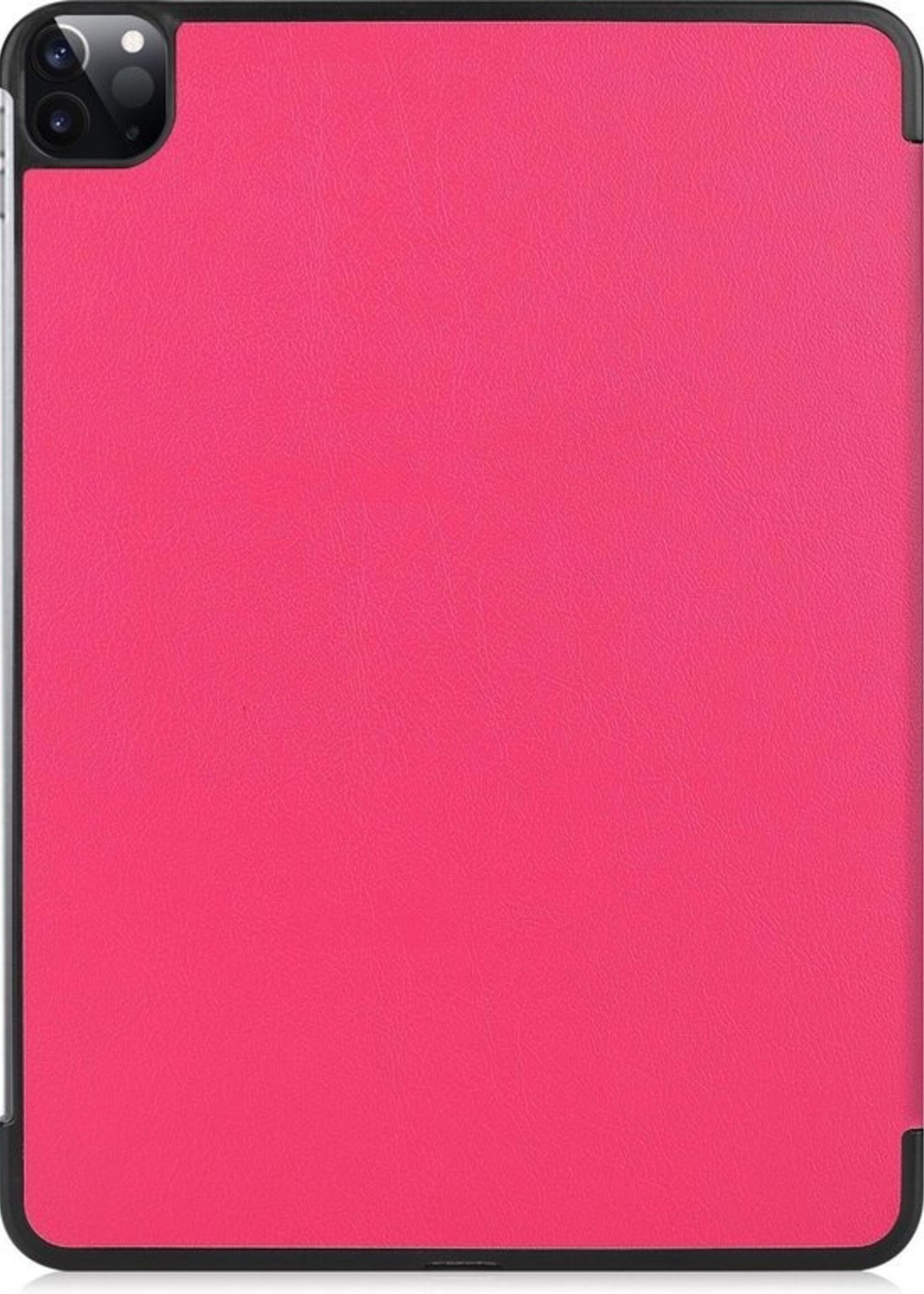 LUQ Hoes Geschikt voor iPad Pro 2020 (11 inch) Hoes Luxe Hoesje Book Case - Hoesje Geschikt voor iPad Pro 11 inch (2020) Hoes Cover - Roze