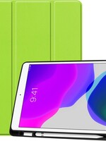 LUQ LUQ iPad 10.2 (2019) Hoesje Met Uitsparing voor Apple Pencil - Groen