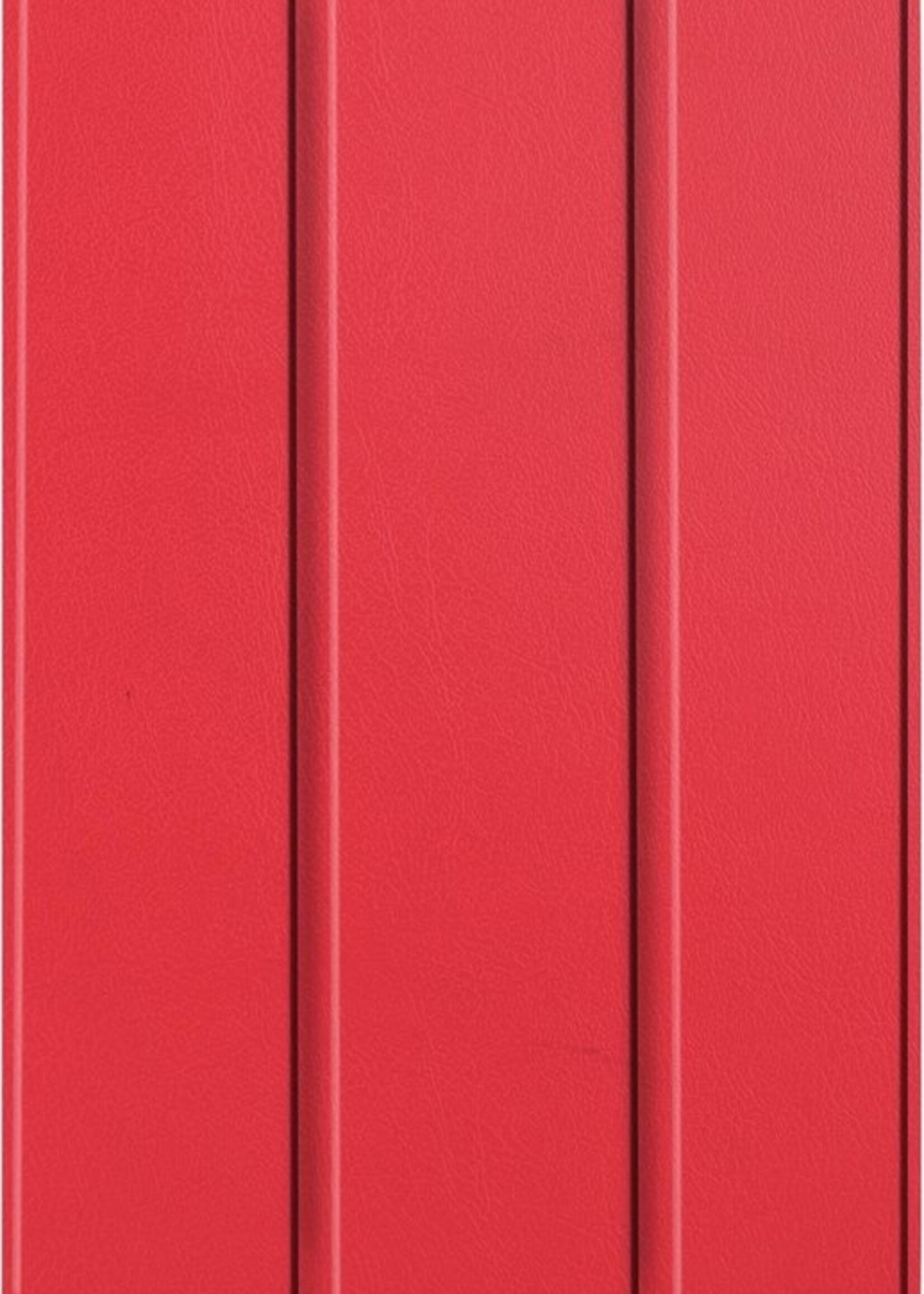 LUQ Hoes Geschikt voor Samsung Galaxy Tab S6 Lite Hoes Luxe Hoesje Book Case - Hoesje Geschikt voor Samsung Tab S6 Lite Hoes Cover - Rood