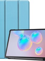 LUQ LUQ Samsung Galaxy Tab S6 Lite Hoesje Book Case - Lichtblauw