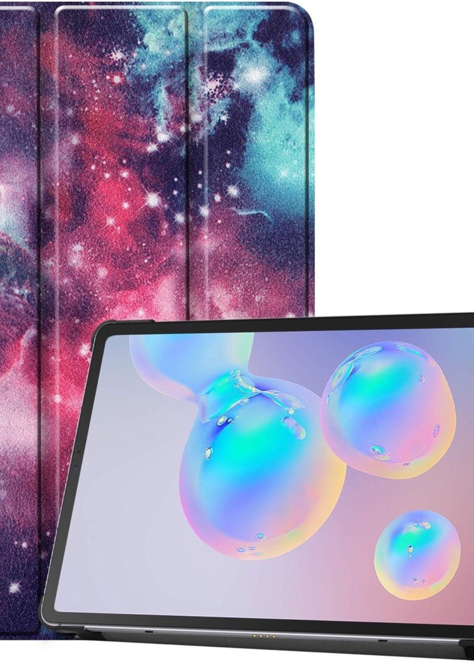 LUQ Hoes Geschikt voor Samsung Galaxy Tab S6 Lite Hoes Luxe Hoesje Book Case - Hoesje Geschikt voor Samsung Tab S6 Lite Hoes Cover - Galaxy
