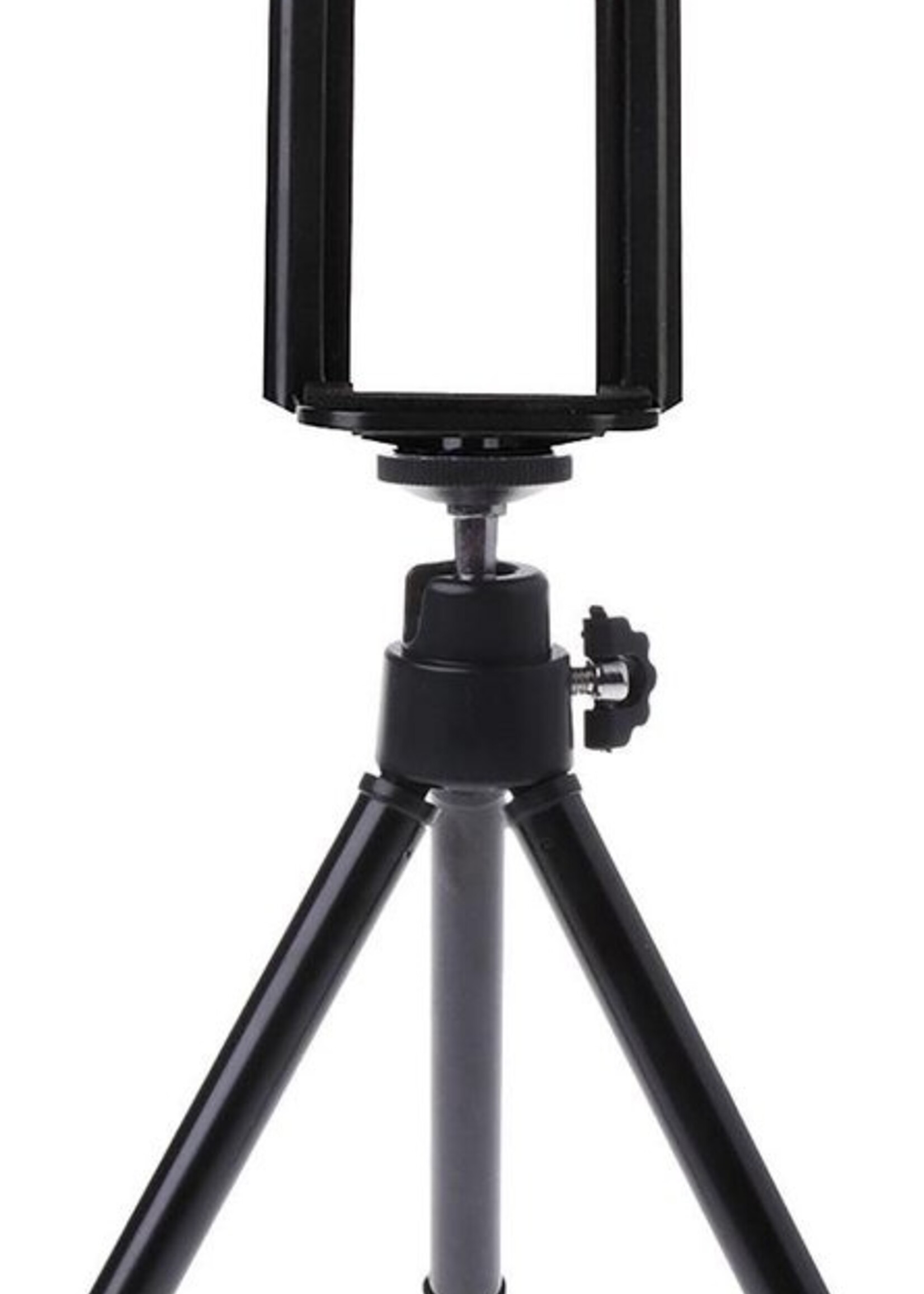 LUQ Mini Statief Smartphone Tripod Camera Telefoon Houder - Zwart
