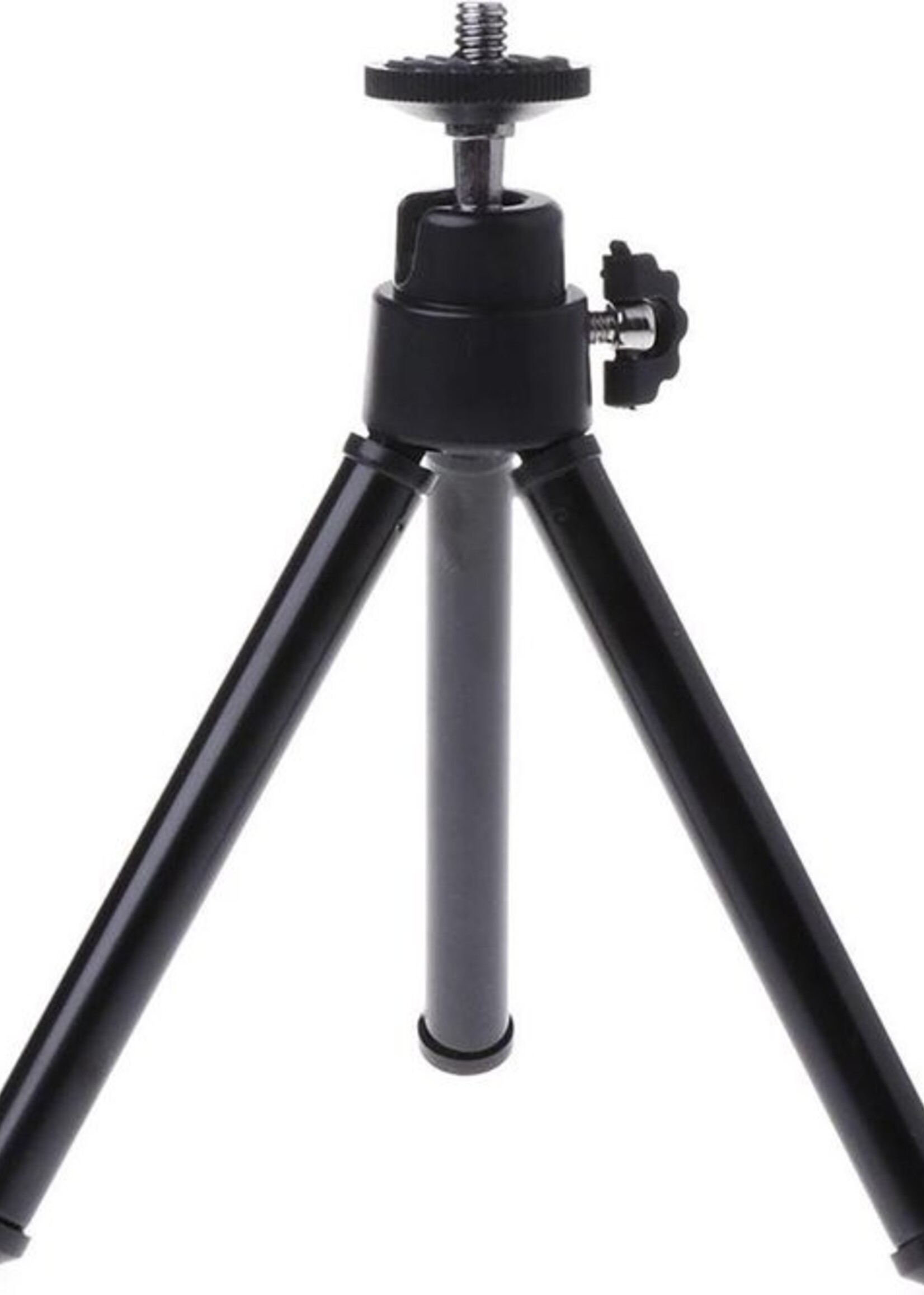 LUQ Mini Statief Smartphone Tripod Camera Telefoon Houder - Zwart