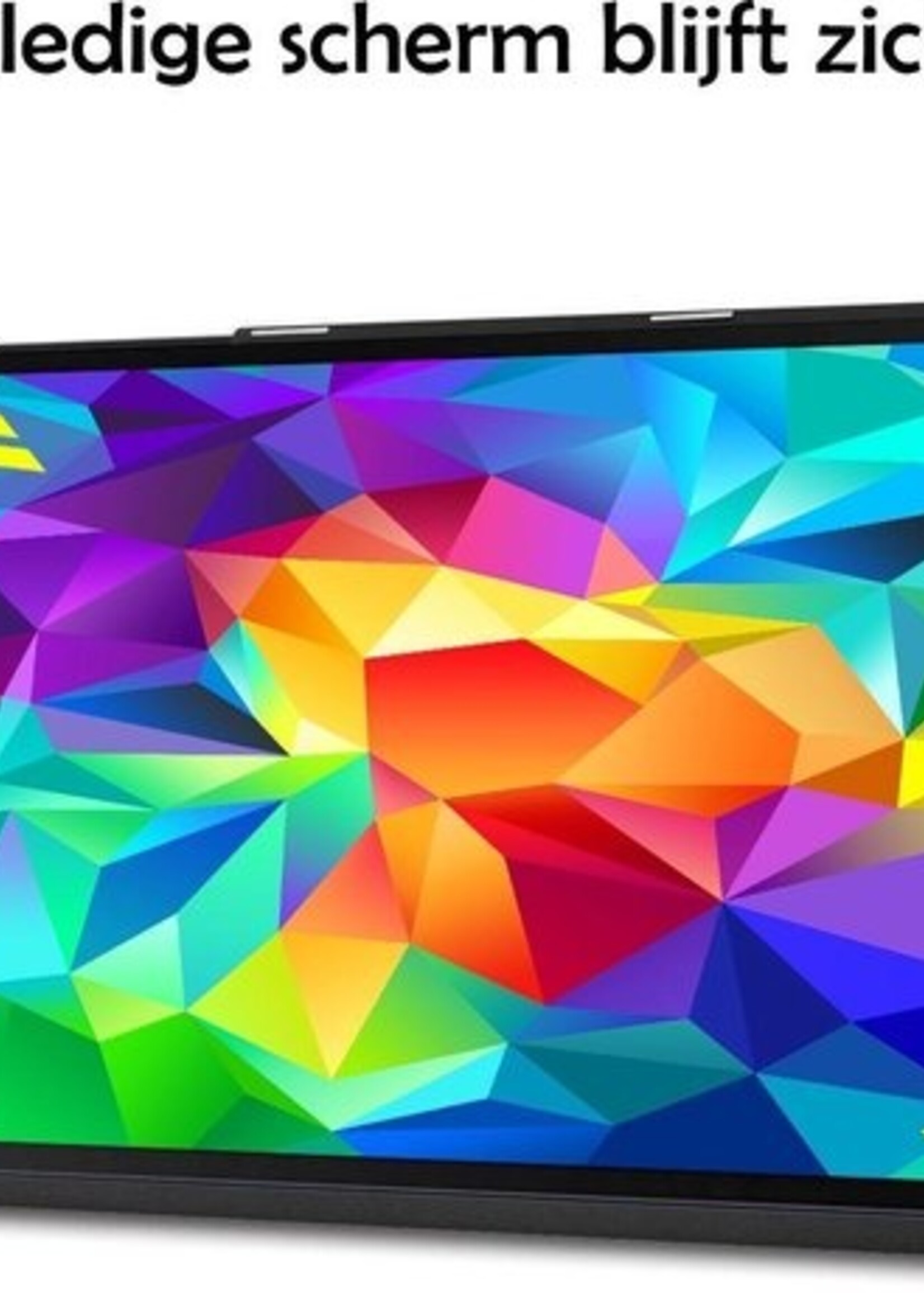 LUQ Hoes Geschikt voor Samsung Galaxy Tab A 10.1 2019 Hoes Luxe Hoesje Book Case - Hoesje Geschikt voor Samsung Tab A 10.1 2019 Hoes Cover - Don't Touch Me