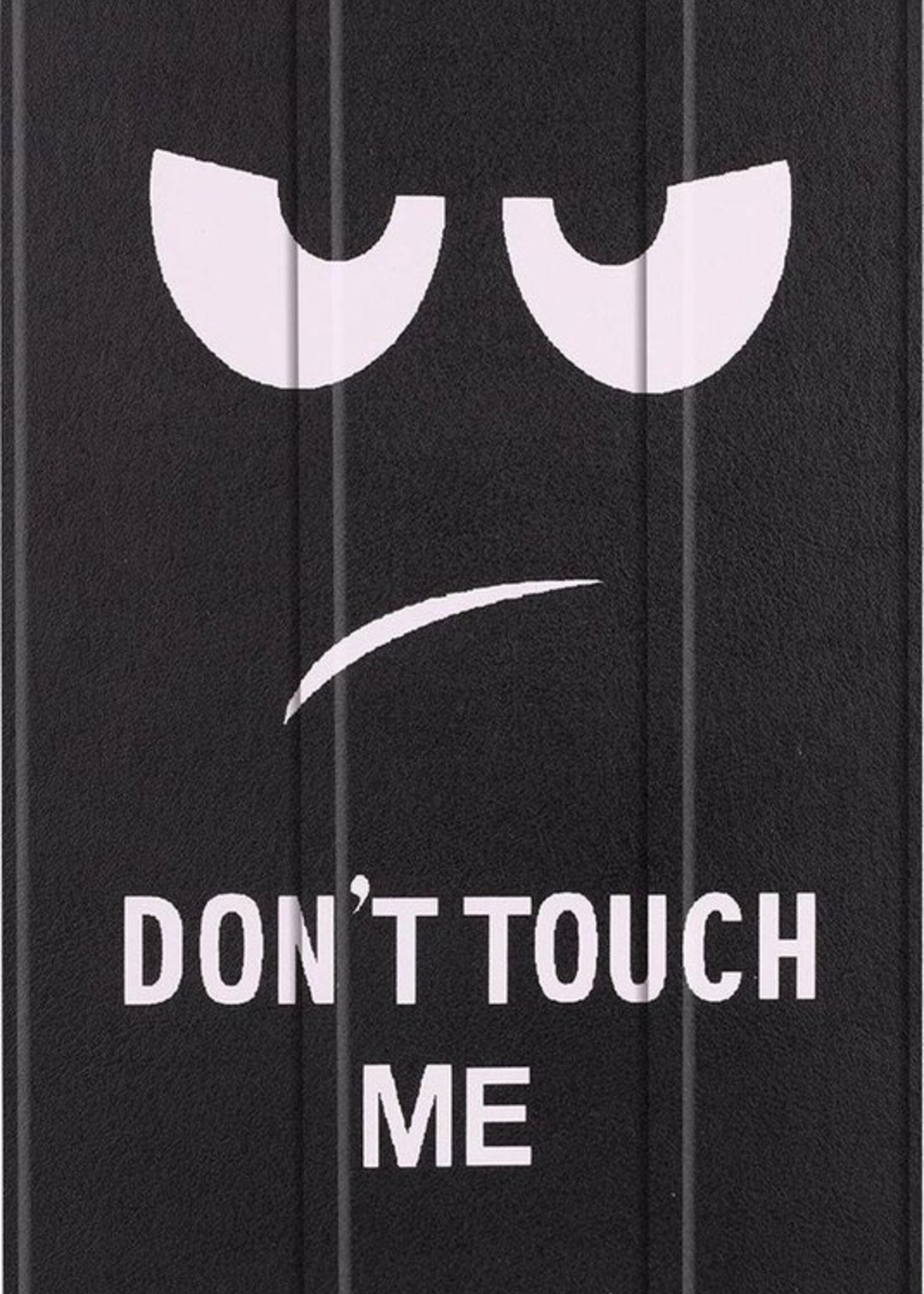 LUQ Hoes Geschikt voor Samsung Galaxy Tab A 10.1 2019 Hoes Luxe Hoesje Book Case - Hoesje Geschikt voor Samsung Tab A 10.1 2019 Hoes Cover - Don't Touch Me