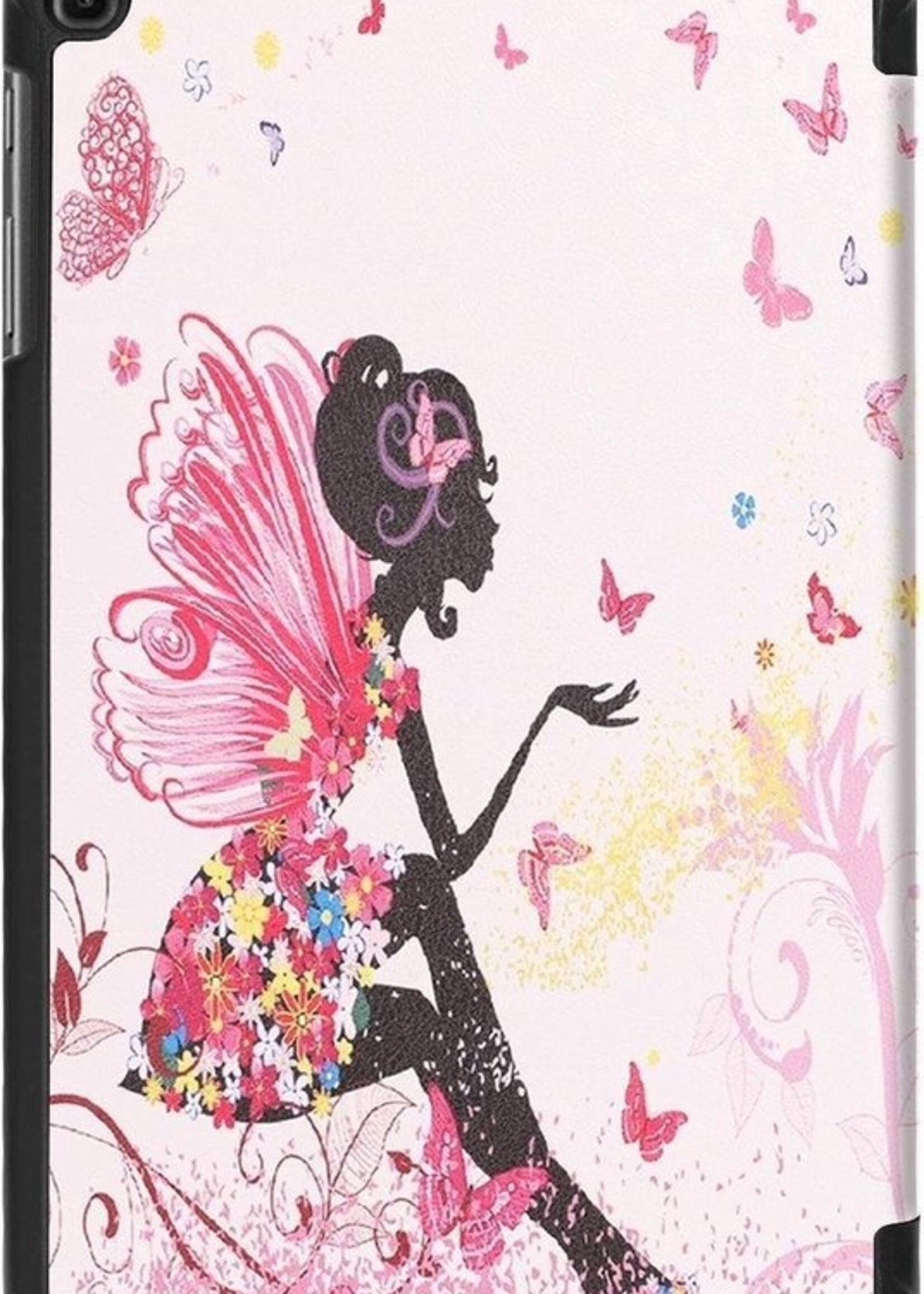 LUQ Hoes Geschikt voor Samsung Galaxy Tab A 10.1 2019 Hoes Luxe Hoesje Book Case - Hoesje Geschikt voor Samsung Tab A 10.1 2019 Hoes Cover - Elfje