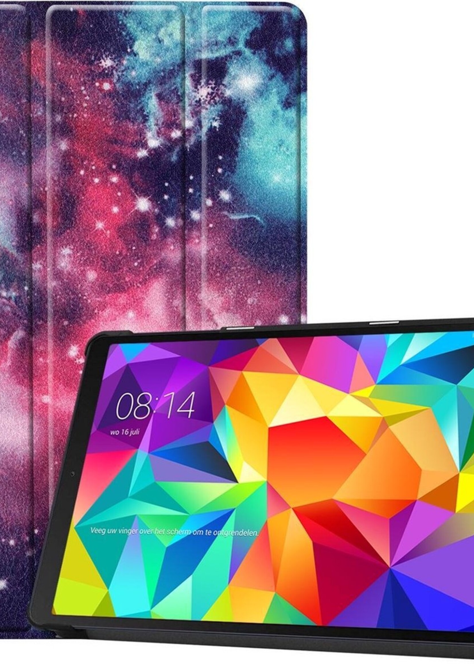 LUQ Hoes Geschikt voor Samsung Galaxy Tab A 10.1 2019 Hoes Luxe Hoesje Book Case - Hoesje Geschikt voor Samsung Tab A 10.1 2019 Hoes Cover - Galaxy