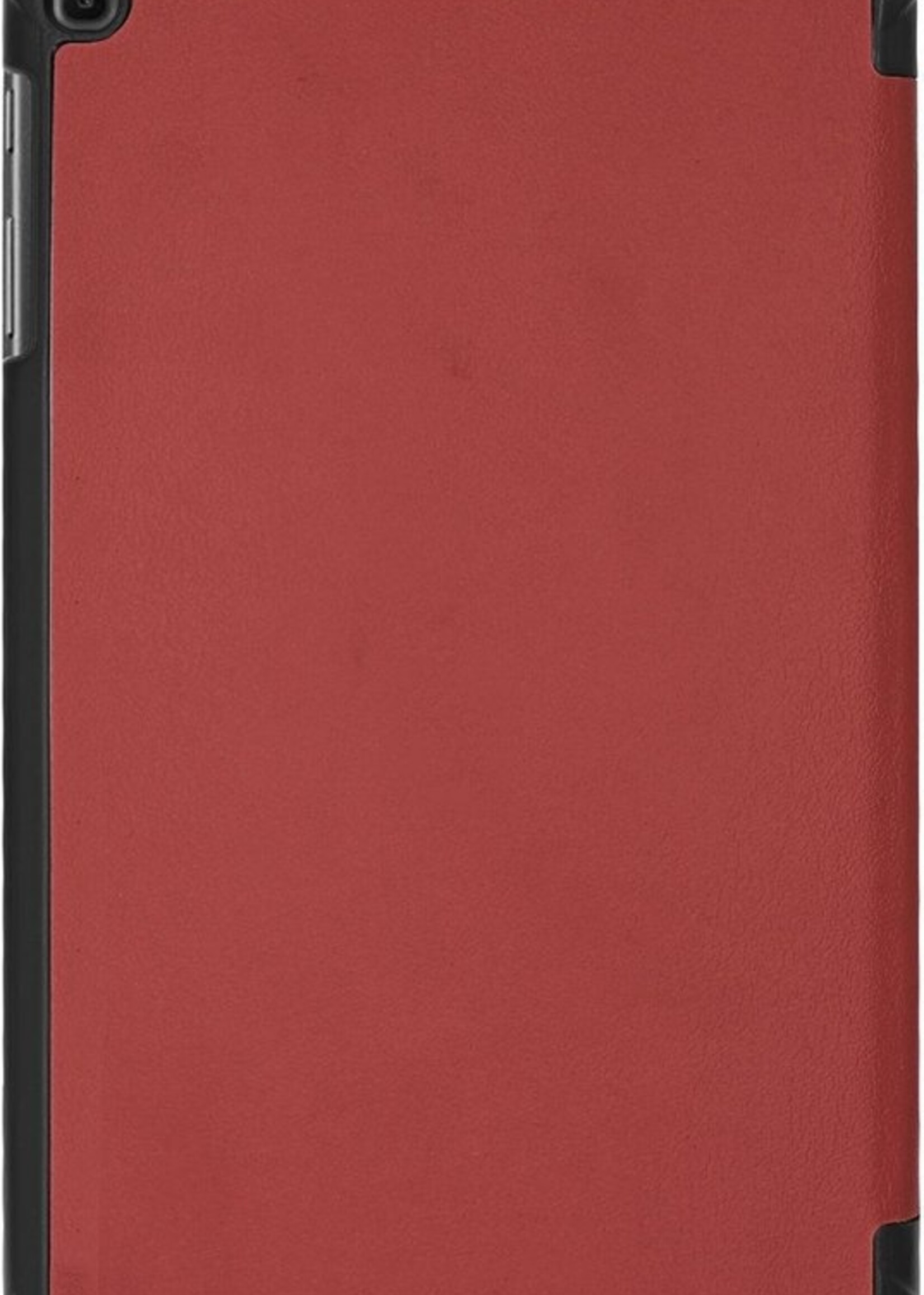 LUQ Hoes Geschikt voor Samsung Galaxy Tab A 10.1 2019 Hoes Luxe Hoesje Book Case - Hoesje Geschikt voor Samsung Tab A 10.1 2019 Hoes Cover - Donkerrood