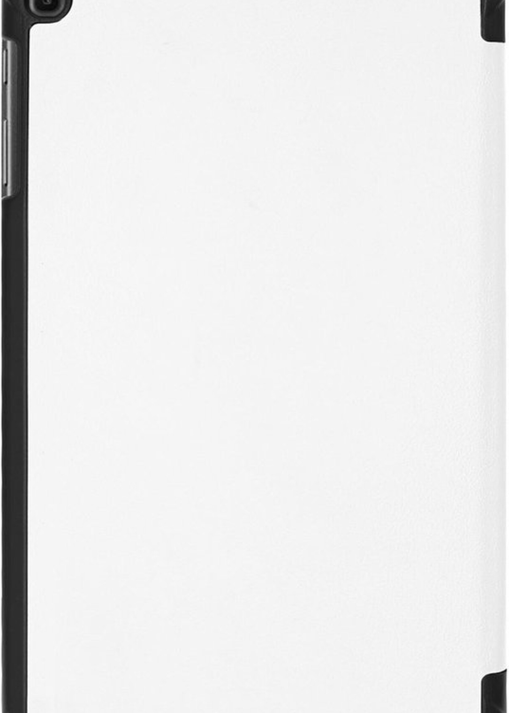 LUQ Hoes Geschikt voor Samsung Galaxy Tab A 10.1 2019 Hoes Luxe Hoesje Book Case - Hoesje Geschikt voor Samsung Tab A 10.1 2019 Hoes Cover - Wit