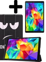 LUQ LUQ Samsung Galaxy Tab A 10.1 (2019) Hoesje met screenprotector - Don't touch me