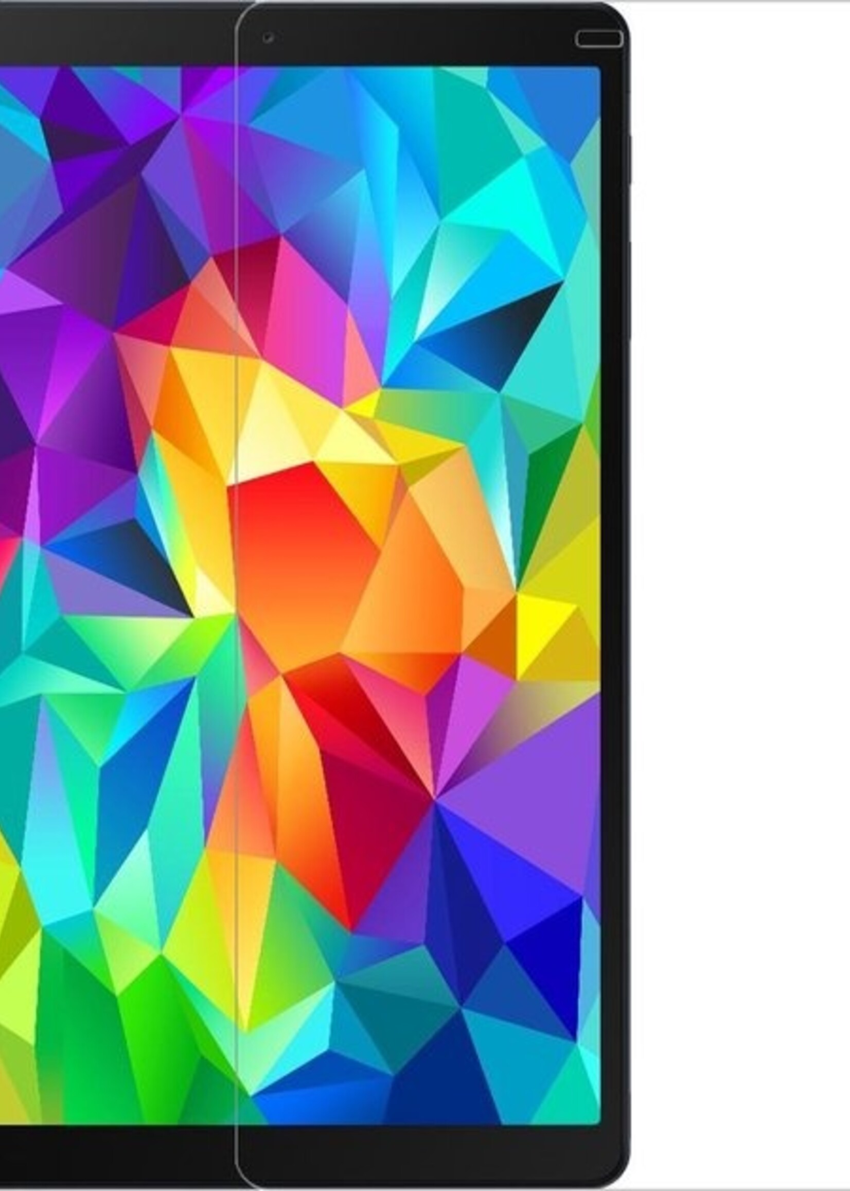 LUQ Hoes Geschikt voor Samsung Galaxy Tab A 10.1 2019 Hoes Luxe Hoesje Book Case Met Screenprotector - Hoesje Geschikt voor Samsung Tab A 10.1 2019 Hoes Cover - Don't Touch Me