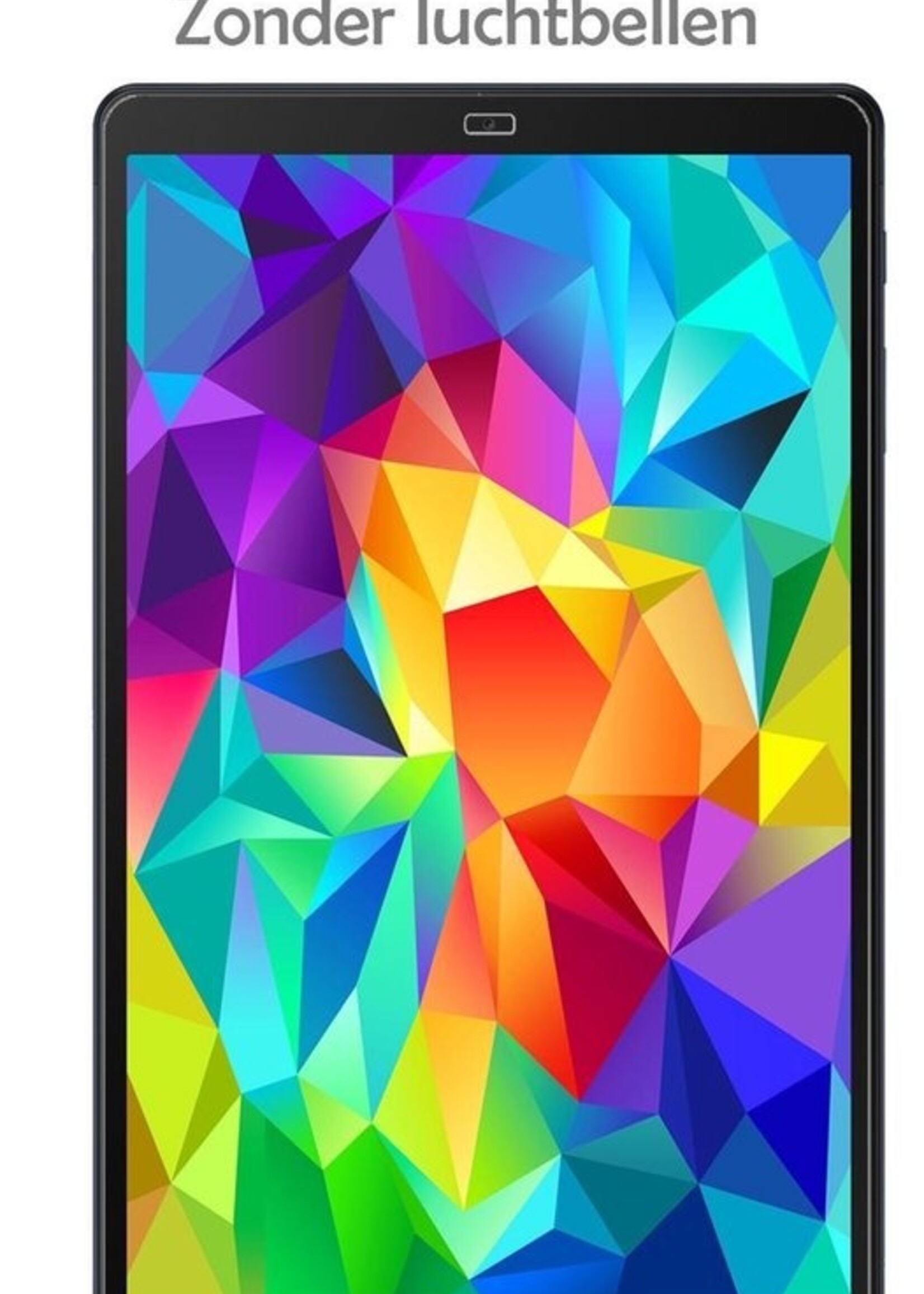 LUQ Hoes Geschikt voor Samsung Galaxy Tab A 10.1 2019 Hoes Luxe Hoesje Book Case Met Screenprotector - Hoesje Geschikt voor Samsung Tab A 10.1 2019 Hoes Cover - Don't Touch Me
