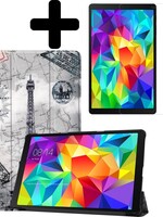 LUQ LUQ Samsung Galaxy Tab A 10.1 (2019) Hoesje met screenprotector - Eiffeltoren