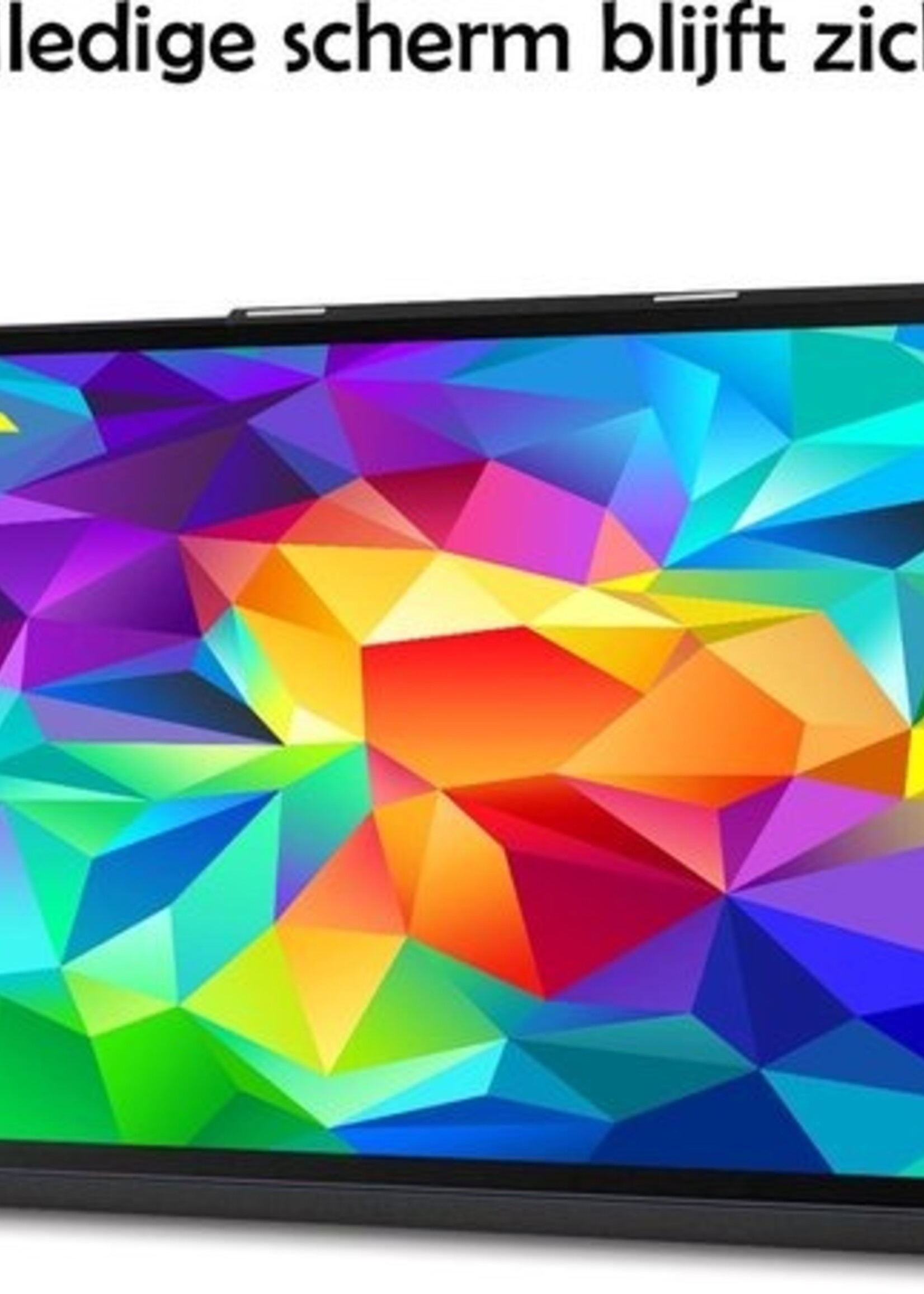 LUQ Hoes Geschikt voor Samsung Galaxy Tab A 10.1 2019 Hoes Luxe Hoesje Book Case Met Screenprotector - Hoesje Geschikt voor Samsung Tab A 10.1 2019 Hoes Cover - Donkerblauw