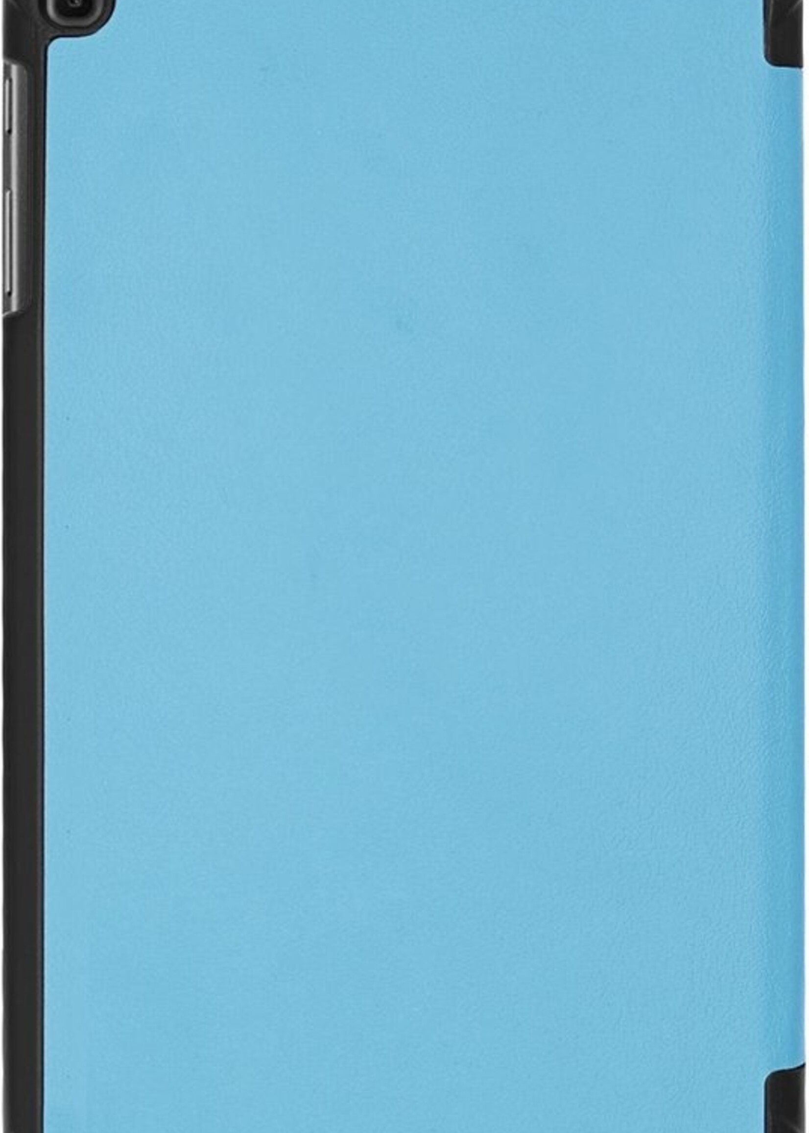 LUQ Hoes Geschikt voor Samsung Galaxy Tab A 10.1 2019 Hoes Luxe Hoesje Book Case Met Screenprotector - Hoesje Geschikt voor Samsung Tab A 10.1 2019 Hoes Cover - Lichtblauw