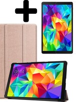 LUQ LUQ Samsung Galaxy Tab A 10.1 (2019) Hoesje met screenprotector - Rose Goud