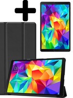 LUQ LUQ Samsung Galaxy Tab A 10.1 (2019) Hoesje met screenprotector - Zwart