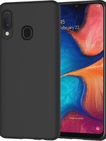 LUQ LUQ Samsung Galaxy A20e siliconen hoesje zwart