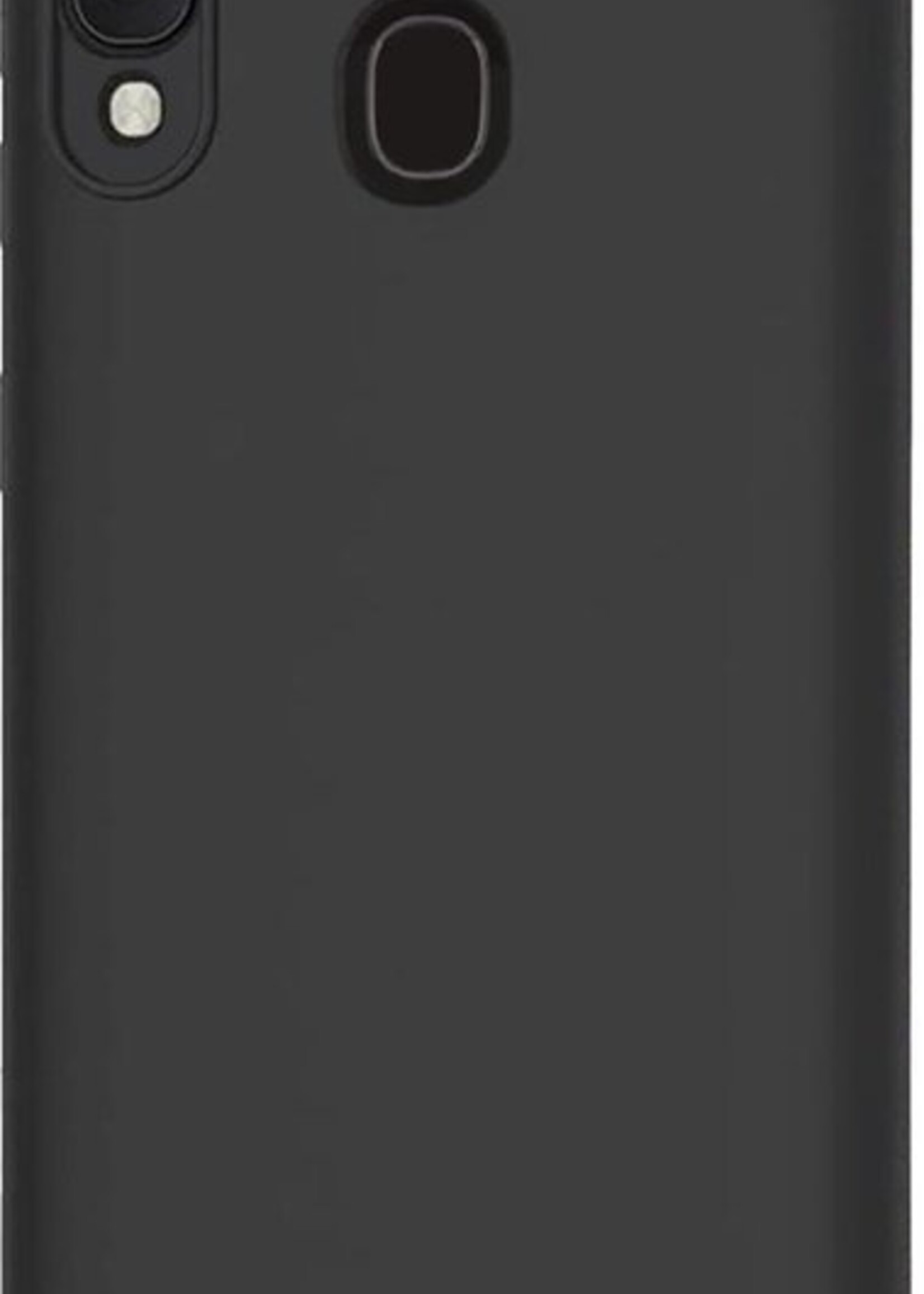 LUQ Hoesje Geschikt voor Samsung A20e Hoesje Siliconen Case - Hoes Geschikt voor Samsung Galaxy A20e Hoes Siliconen - Zwart