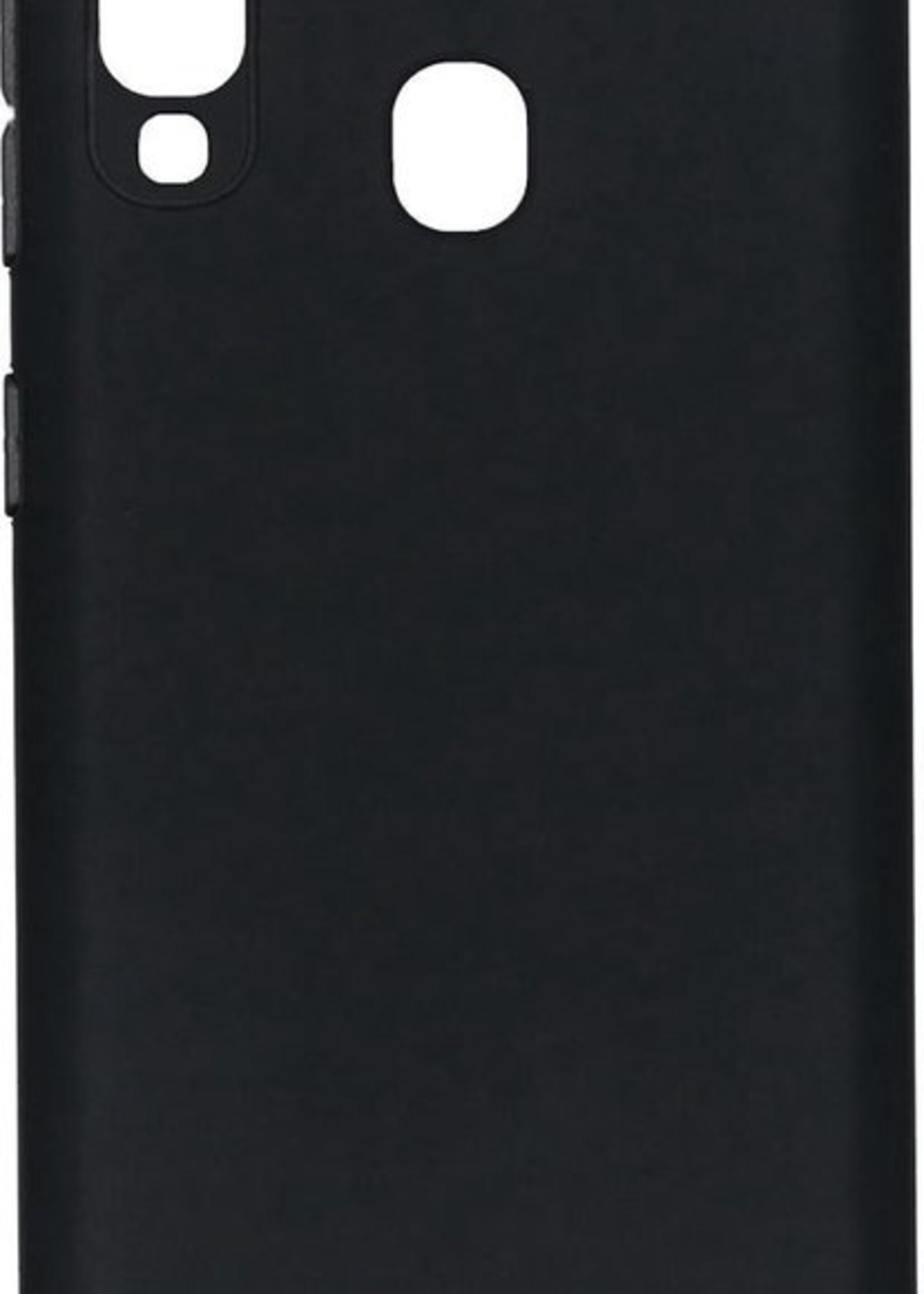 LUQ Hoesje Geschikt voor Samsung A20e Hoesje Siliconen Case - Hoes Geschikt voor Samsung Galaxy A20e Hoes Siliconen - Zwart
