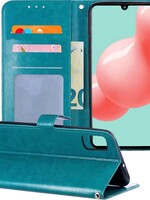 LUQ LUQ Samsung Galaxy A41 Hoesje Bookcase - Turquoise