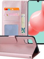 LUQ LUQ Samsung Galaxy A41 Hoesje Bookcase - Rose Goud