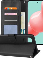 LUQ LUQ Samsung Galaxy A51 Hoesje Bookcase - Zwart