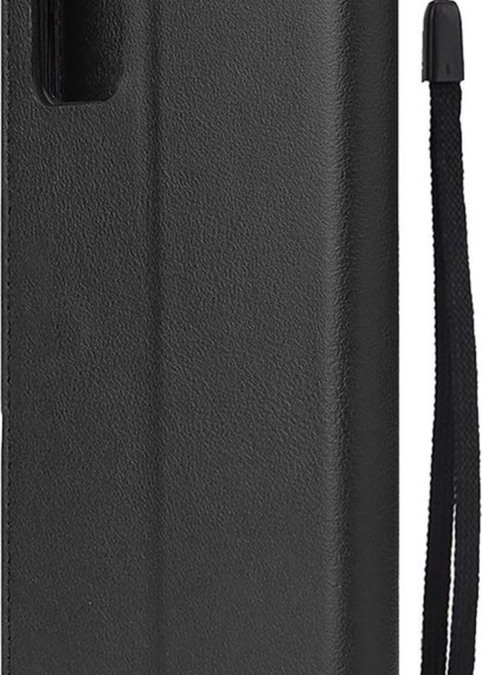 LUQ Hoesje Geschikt voor Samsung A51 Hoesje Book Case Hoes Wallet Cover - Hoes Geschikt voor Samsung Galaxy A51 Hoesje Bookcase Hoes - Zwart