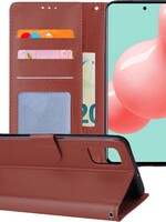 LUQ LUQ Samsung Galaxy A51 Hoesje Bookcase - Bruin