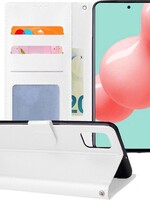 LUQ LUQ Samsung Galaxy A51 Hoesje Bookcase - Wit