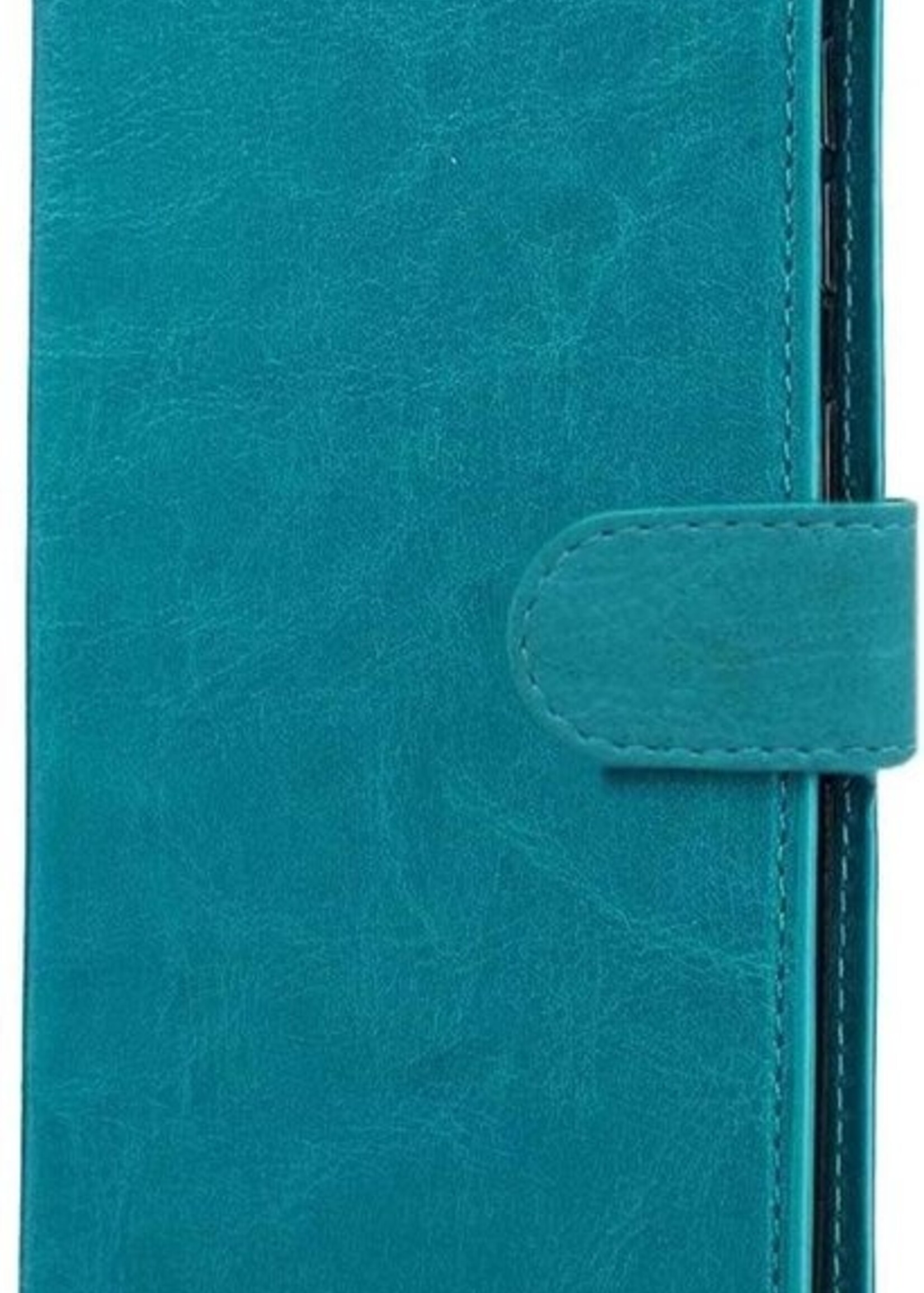 LUQ Hoesje Geschikt voor Samsung A71 Hoesje Book Case Hoes Wallet Cover - Hoes Geschikt voor Samsung Galaxy A71 Hoesje Bookcase Hoes - Turquoise