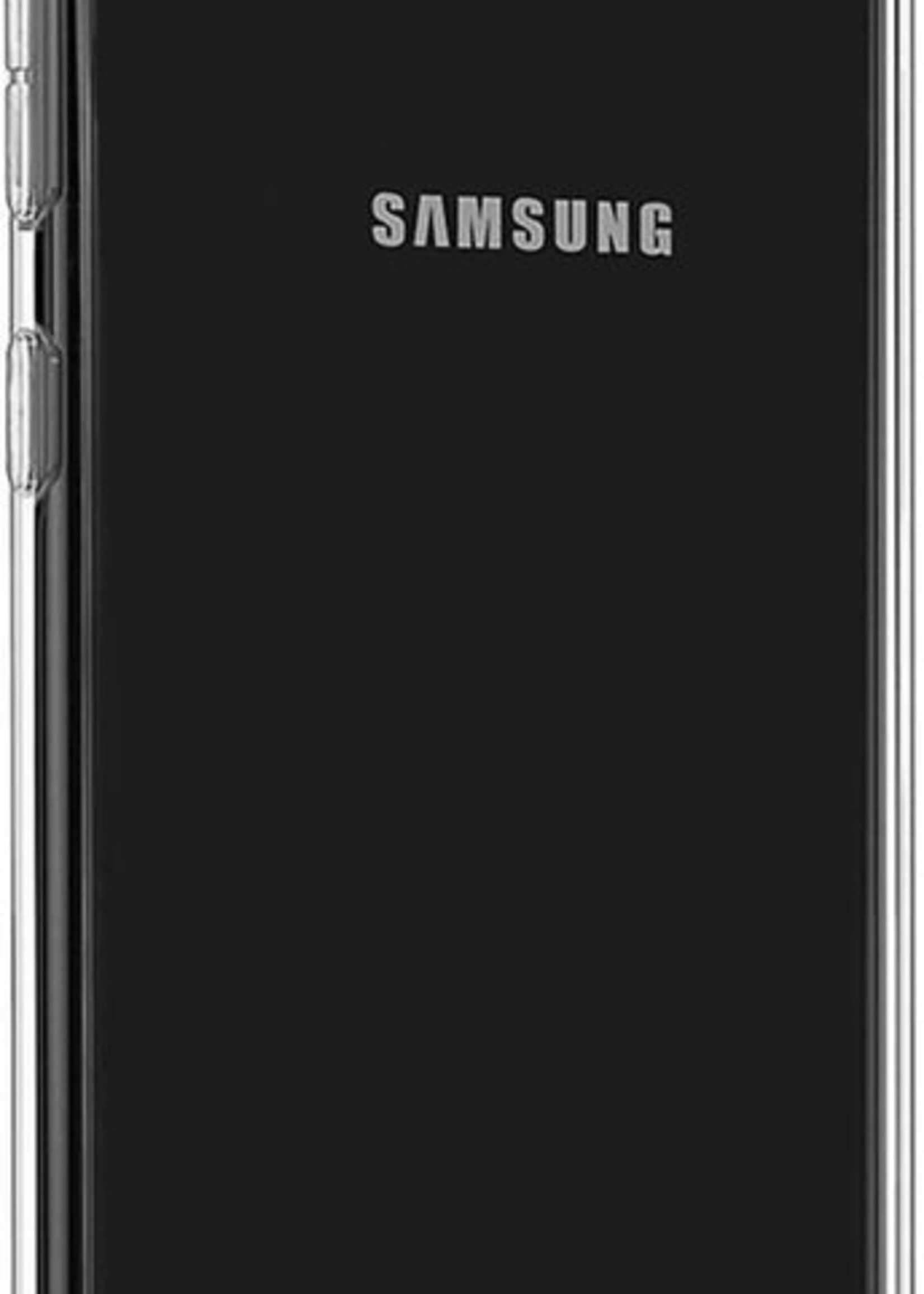 LUQ Hoesje Geschikt voor Samsung A10e Hoesje Shockproof Case Siliconen - Hoes Geschikt voor Samsung Galaxy A10e Hoes Cover Siliconen - Transparant