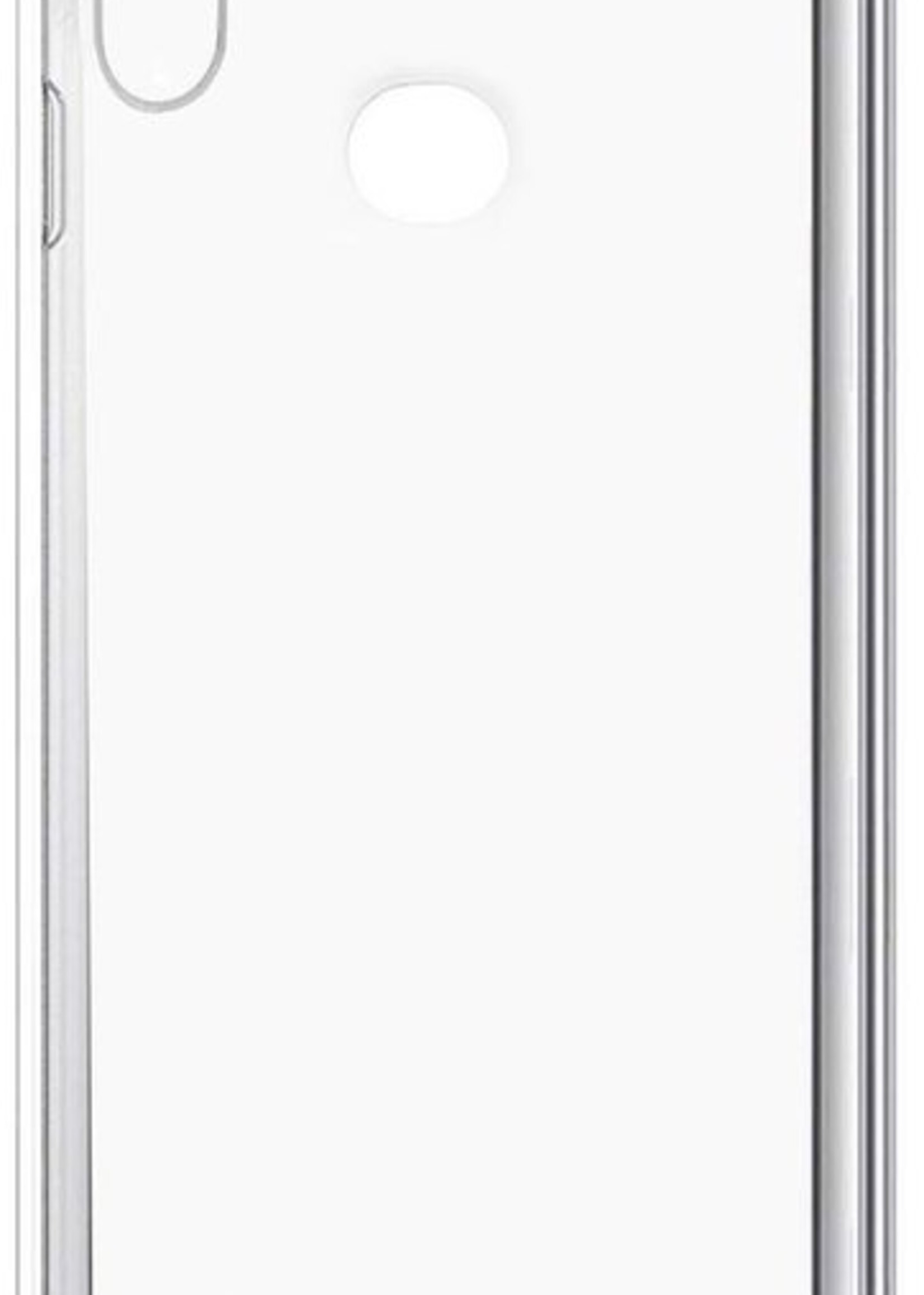 LUQ Hoesje Geschikt voor Samsung A10s Hoesje Shockproof Case Siliconen - Hoes Geschikt voor Samsung Galaxy A10s Hoes Cover Siliconen - Transparant