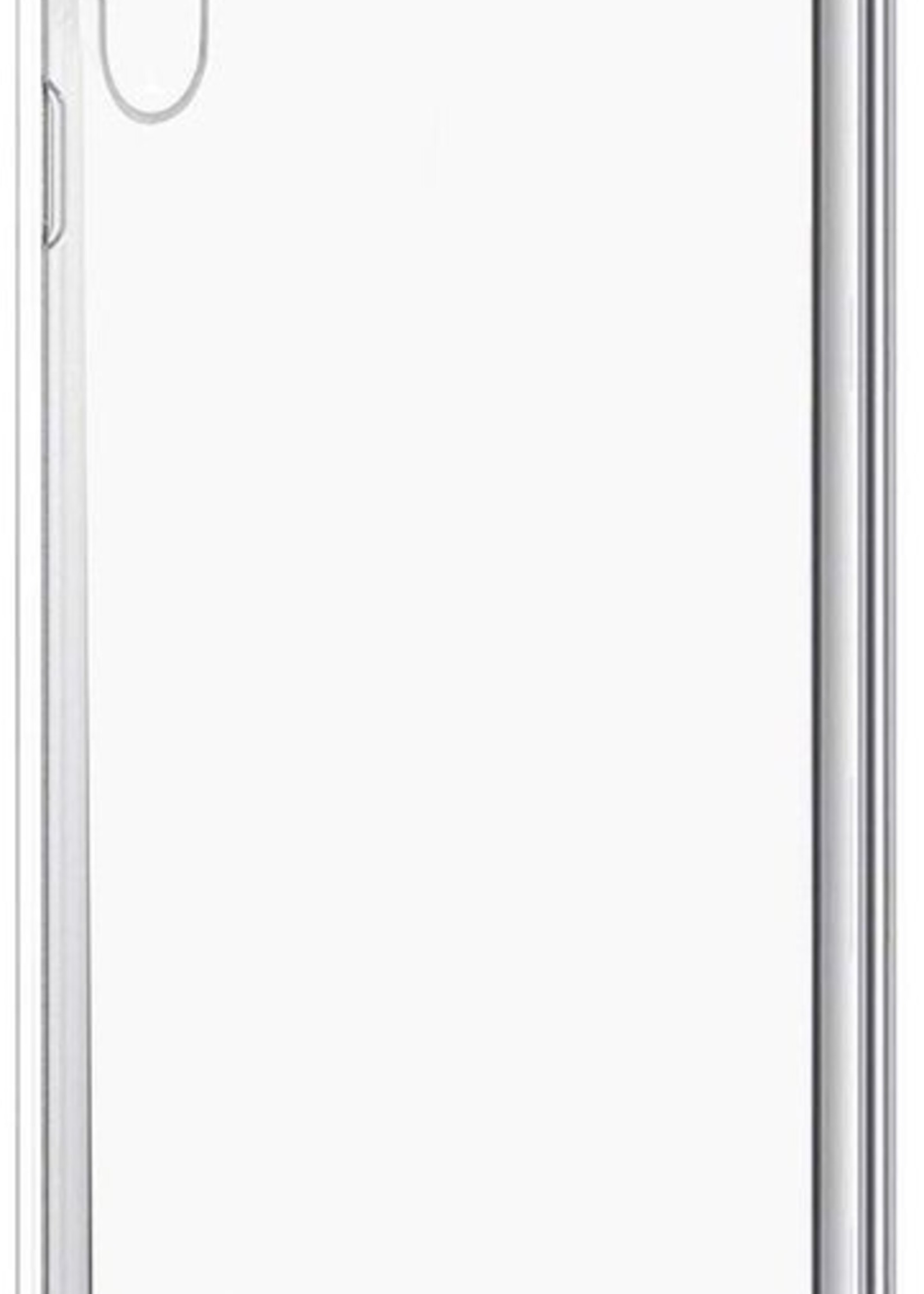 LUQ Hoesje Geschikt voor Samsung A30s Hoesje Shockproof Case Siliconen - Hoes Geschikt voor Samsung Galaxy A30s Hoes Cover Siliconen - Transparant