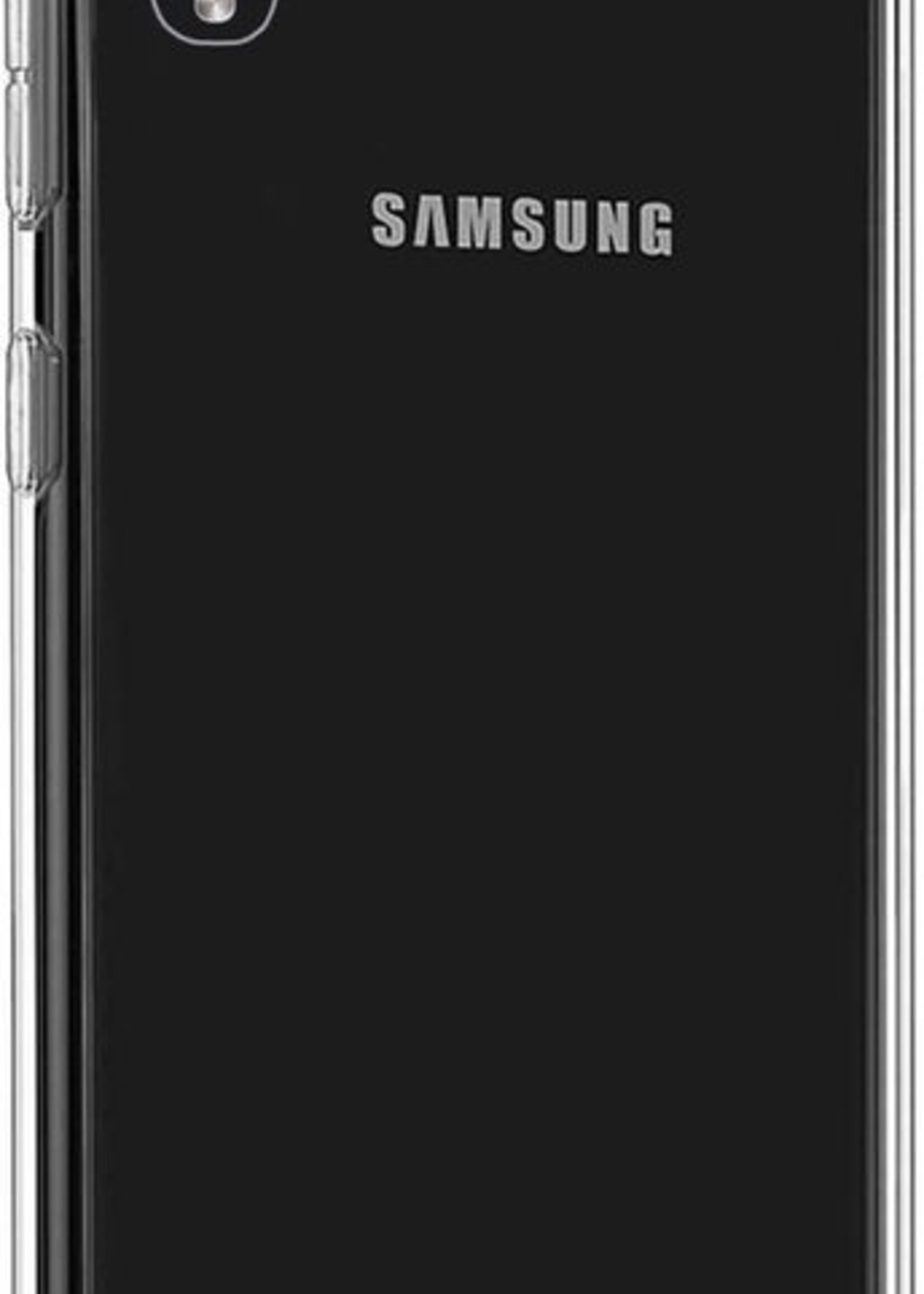 LUQ Hoesje Geschikt voor Samsung A30s Hoesje Shockproof Case Siliconen - Hoes Geschikt voor Samsung Galaxy A30s Hoes Cover Siliconen - Transparant