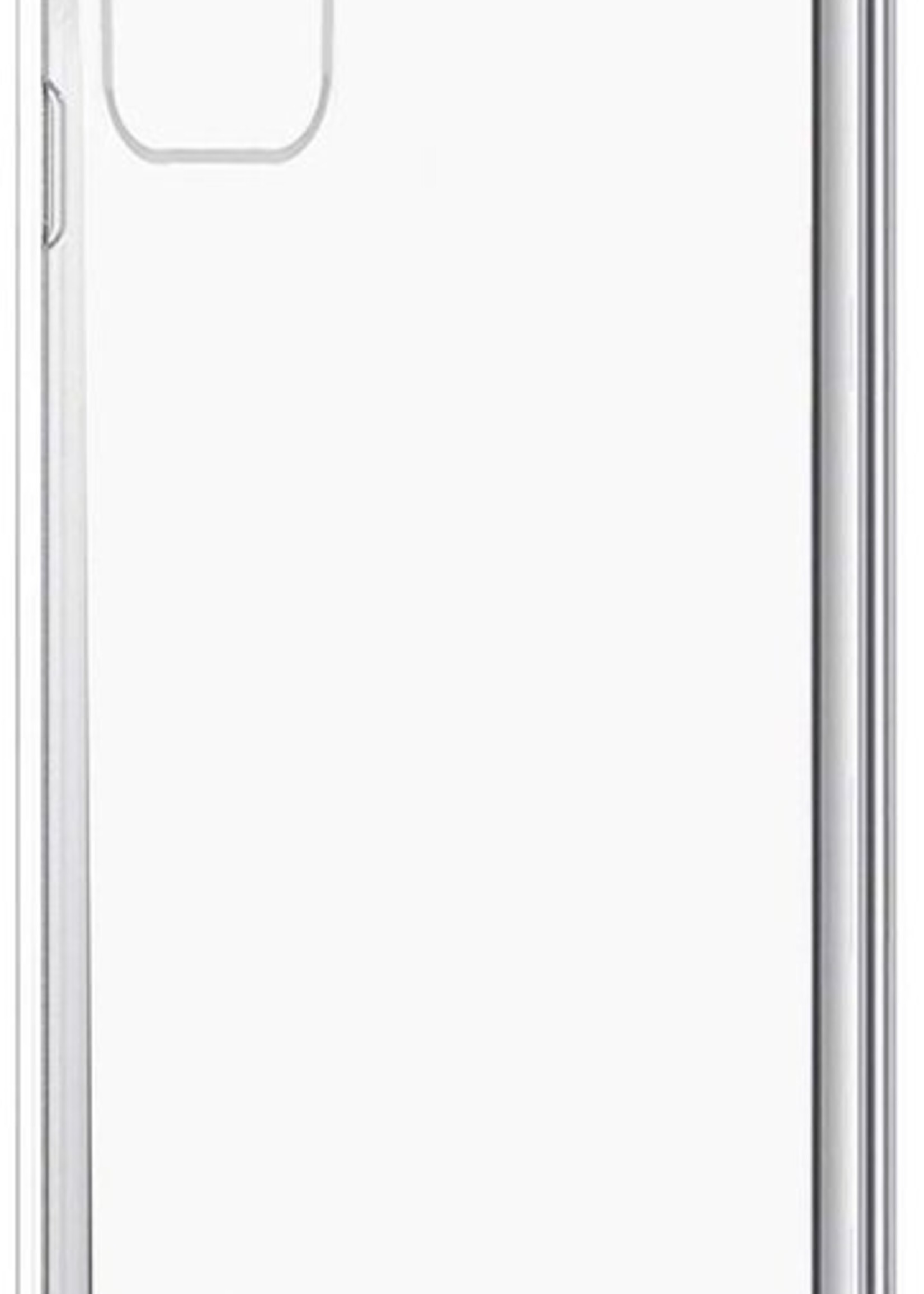 LUQ Hoesje Geschikt voor Samsung A41 Hoesje Shockproof Case Siliconen - Hoes Geschikt voor Samsung Galaxy A41 Hoes Cover Siliconen - Transparant