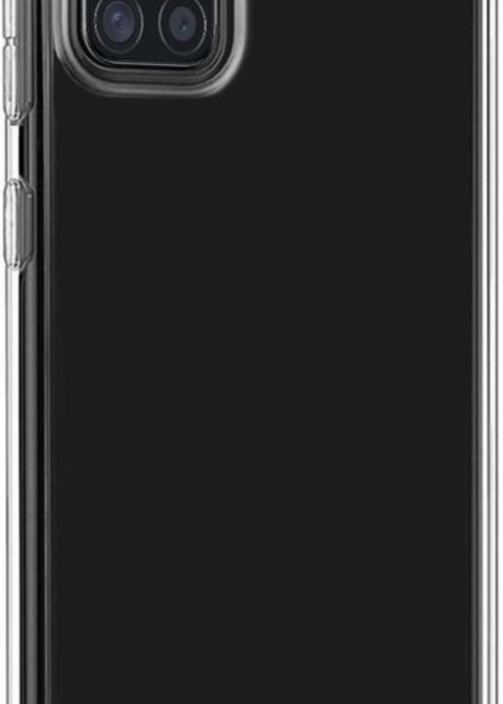LUQ Hoesje Geschikt voor Samsung A51 Hoesje Shockproof Case Siliconen - Hoes Geschikt voor Samsung Galaxy A51 Hoes Cover Siliconen - Transparant