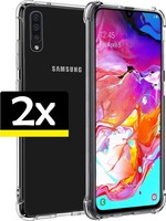 LUQ LUQ Samsung Galaxy A30s Hoesje Shockproof - 2 PACK
