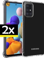 LUQ LUQ Samsung Galaxy A51 Hoesje Shockproof - 2 PACK