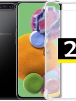 LUQ LUQ Samsung Galaxy A80 Hoesje Shockproof - 2 PACK