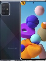 LUQ LUQ Samsung Galaxy A51 hoesje siliconen - Transparant