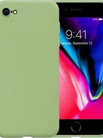LUQ LUQ iPhone 8 hoesje siliconen - Groen