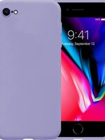 LUQ LUQ iPhone 8 hoesje siliconen - Paars