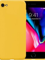 LUQ LUQ iPhone 7/8 hoesje siliconen - Geel