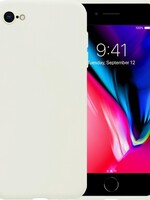LUQ LUQ iPhone SE 2020 hoesje siliconen - Wit