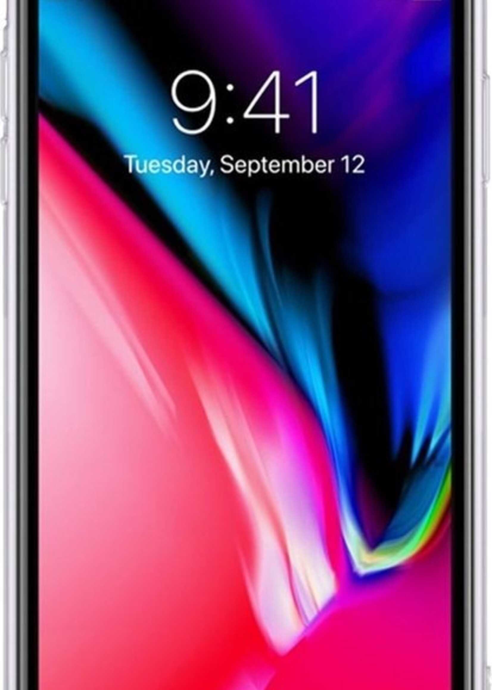 LUQ Hoesje Geschikt voor iPhone SE 2020 Hoesje Siliconen Case - Hoes Geschikt voor iPhone SE (2020) Hoes Siliconen - Transparant